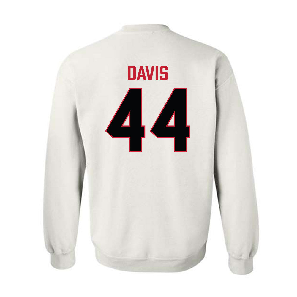 Ferris State - NCAA Football : Kailib Davis - National Champions Shersey Crewneck Sweatshirt-1