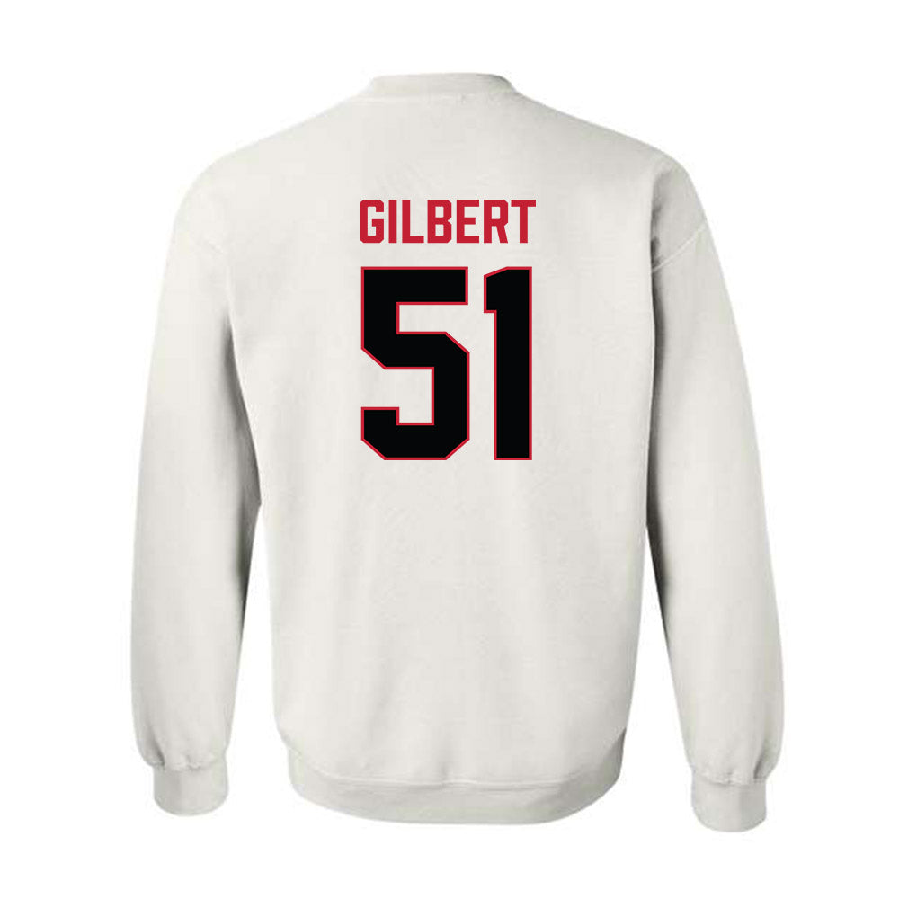 Ferris State - NCAA Football : DJ Gilbert - National Champions Shersey Crewneck Sweatshirt-1