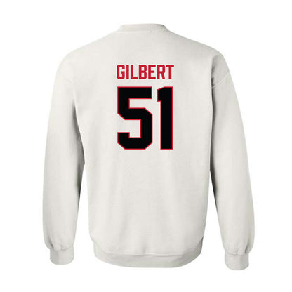 Ferris State - NCAA Football : DJ Gilbert - National Champions Shersey Crewneck Sweatshirt-1