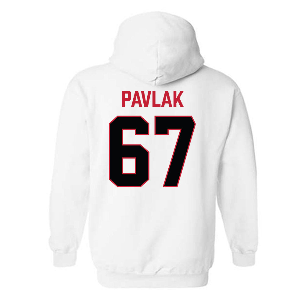Ferris State - NCAA Football : Avery Pavlak - National Champions Shersey Hooded Sweatshirt-1