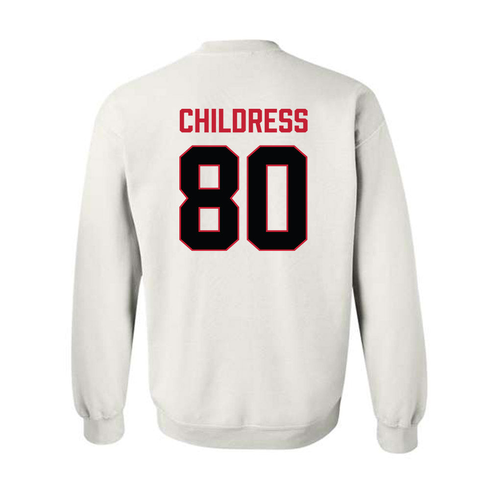 Ferris State - NCAA Football : Braeden Childress - National Champions Shersey Crewneck Sweatshirt-1