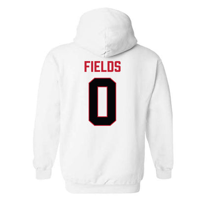 Ferris State - NCAA Football : Jerek Fields - National Champions Shersey Hooded Sweatshirt-1