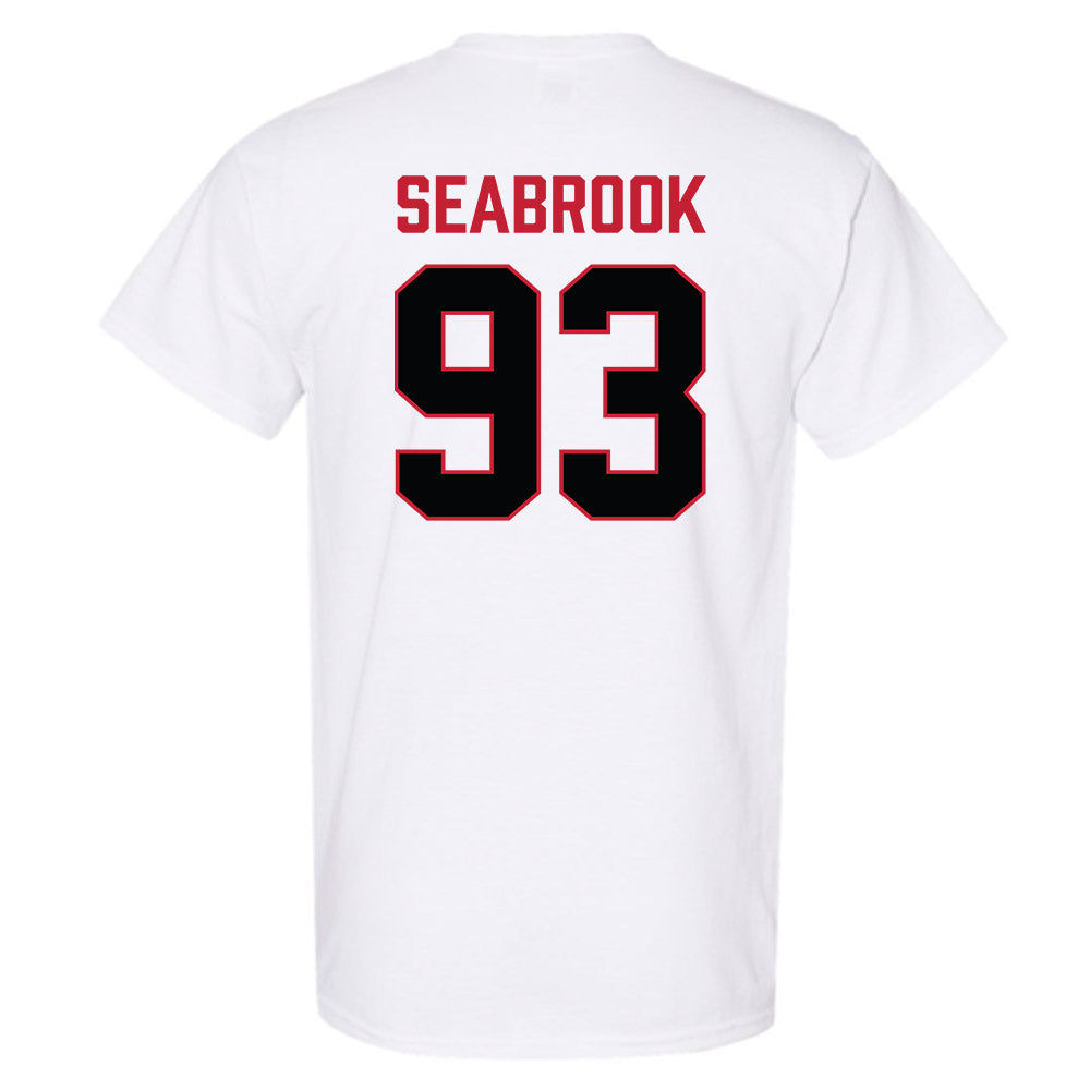 Ferris State - NCAA Football : Erick Seabrook - National Champions Shersey T-Shirt-1