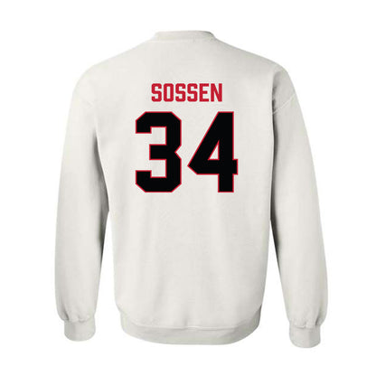 Ferris State - NCAA Football : Finn Sossen - National Champions Shersey Crewneck Sweatshirt-1