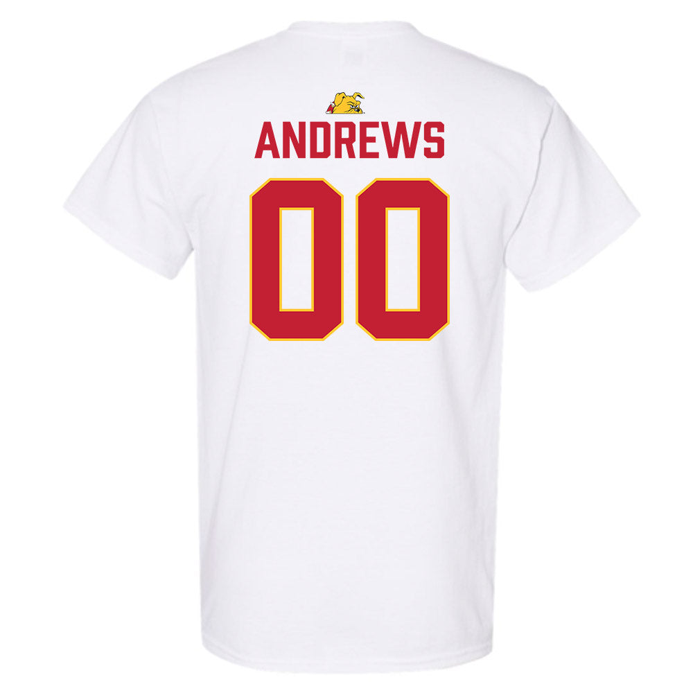 Ferris State - NCAA Football : Logan Andrews - 5 years National Champions T-Shirt-1