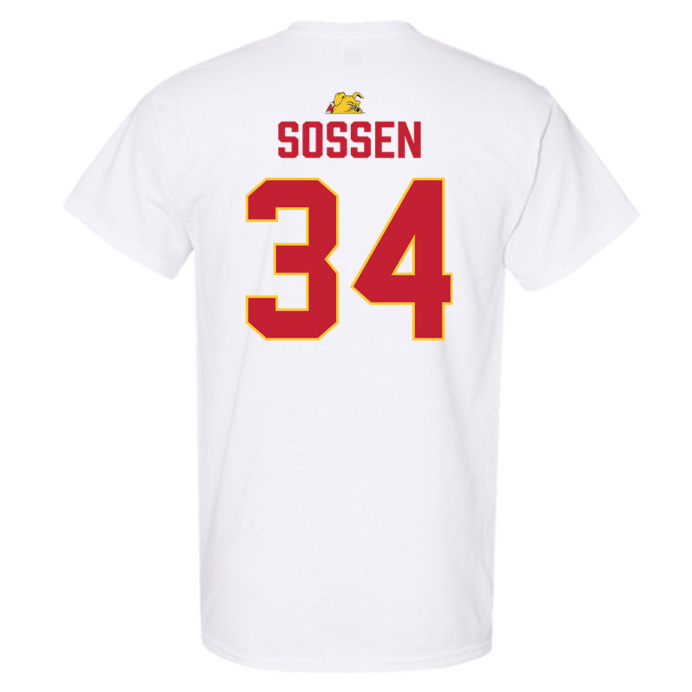 Ferris State - NCAA Football : Ethan Sossen - 5 years National Champions T-Shirt-1