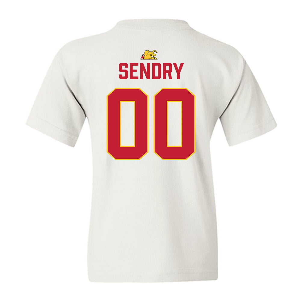 Ferris State - NCAA Football : Caseton Sendry - 5 years National Champions Youth T-Shirt-1
