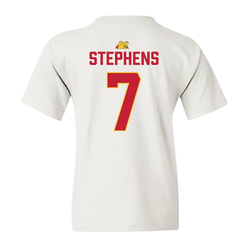 Ferris State - NCAA Football : Shon Stephens - 5 years National Champions Youth T-Shirt-1