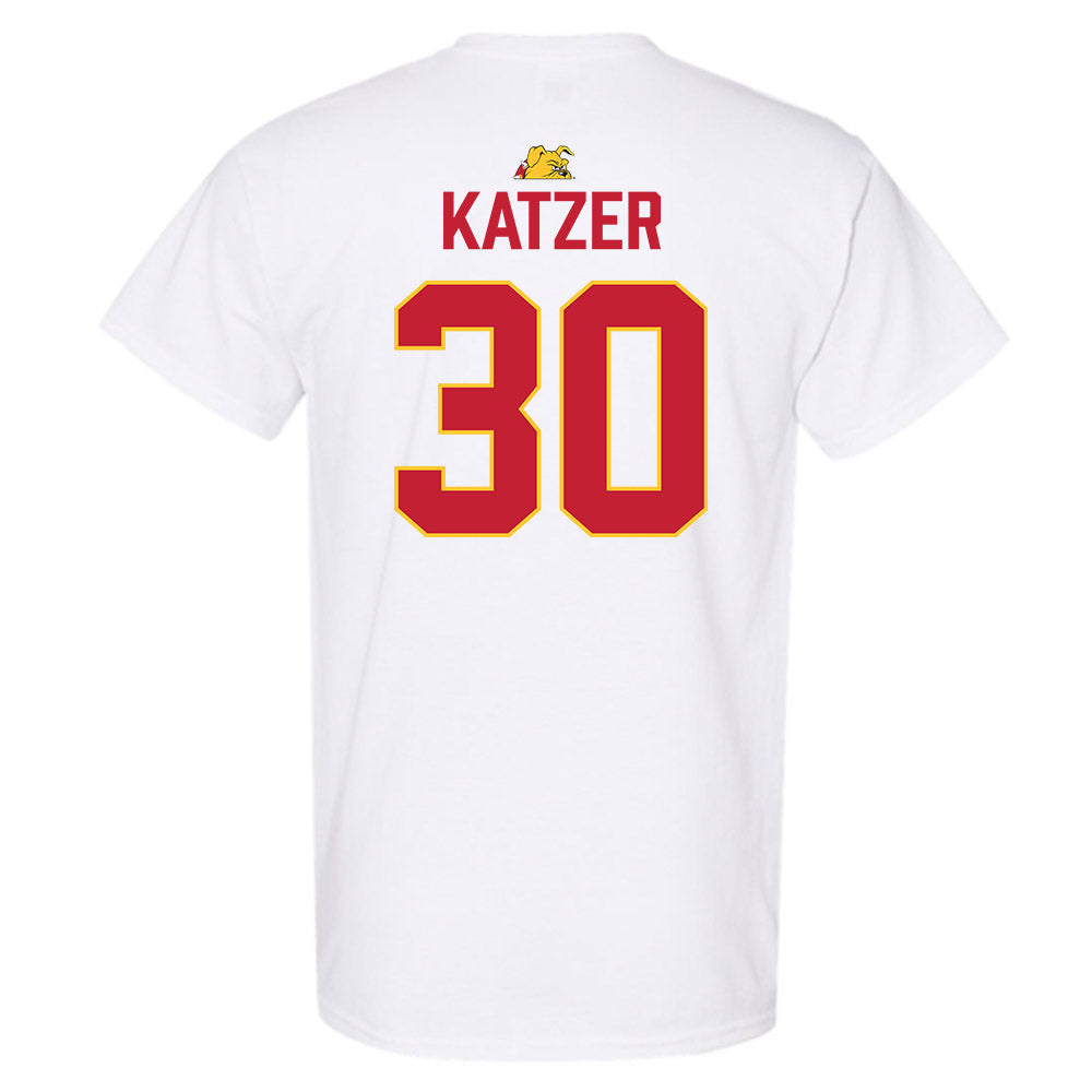 Ferris State - NCAA Football : Kannon Katzer - 5 years National Champions T-Shirt-1