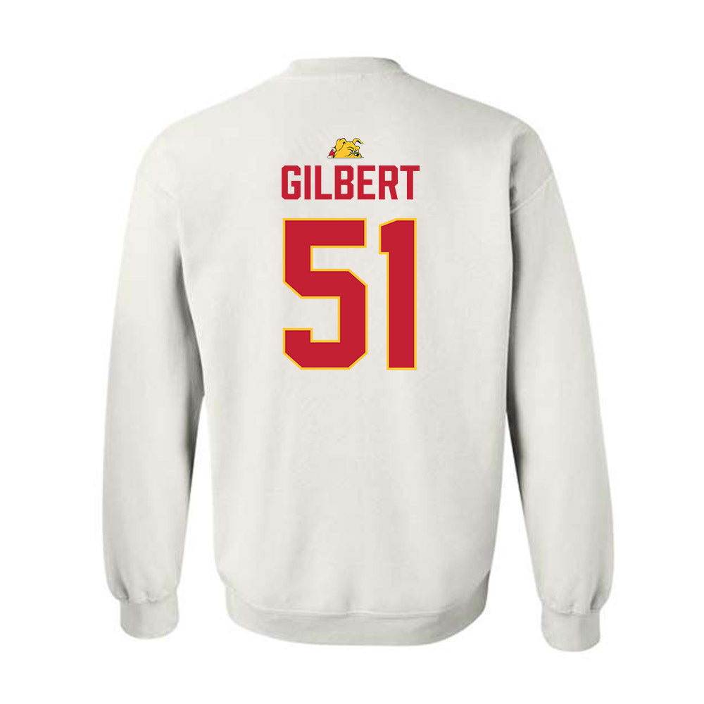 Ferris State - NCAA Football : DJ Gilbert - 5 years National Champions Crewneck Sweatshirt-1