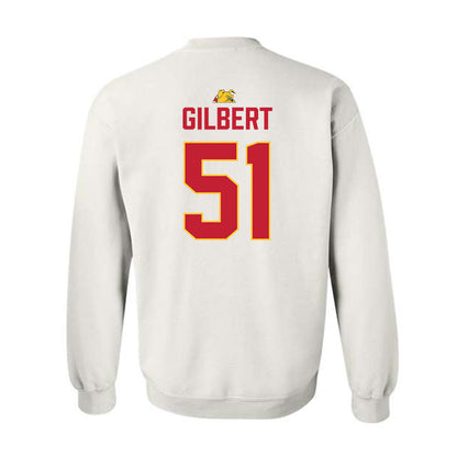 Ferris State - NCAA Football : DJ Gilbert - 5 years National Champions Crewneck Sweatshirt-1