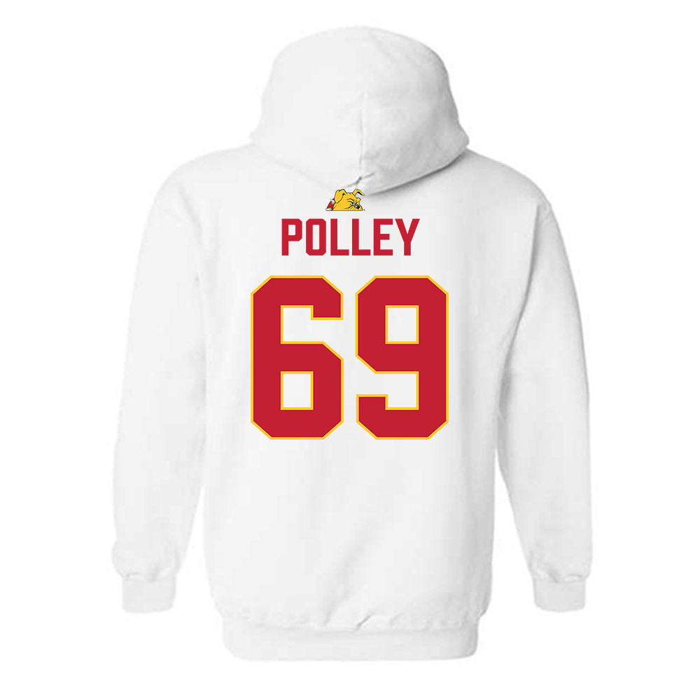 Ferris State - NCAA Football : AJ Polley - 5 years National Champions Hooded Sweatshirt-1