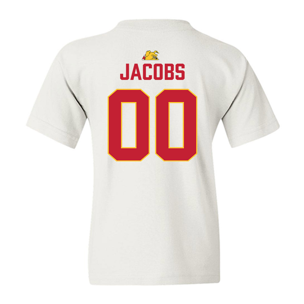 Ferris State - NCAA Football : Tre'vareiez Jacobs - 5 years National Champions Youth T-Shirt-1