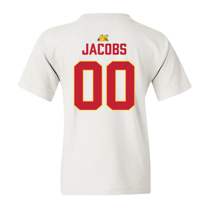 Ferris State - NCAA Football : Tre'vareiez Jacobs - 5 years National Champions Youth T-Shirt-1