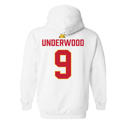 Ferris State - NCAA Football : Cam Underwood - 5 years National Champions Hooded Sweatshirt-1