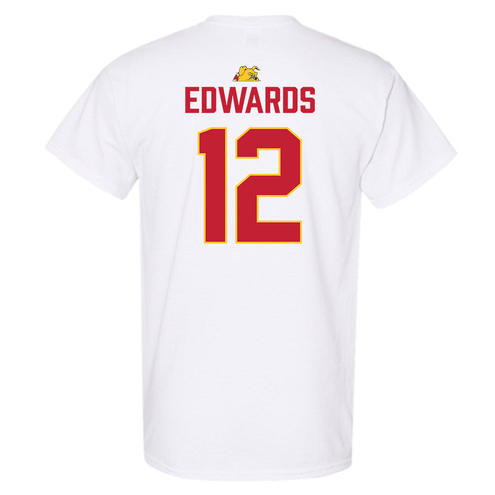 Ferris State - NCAA Football : Michael Edwards - 5 years National Champions T-Shirt-1