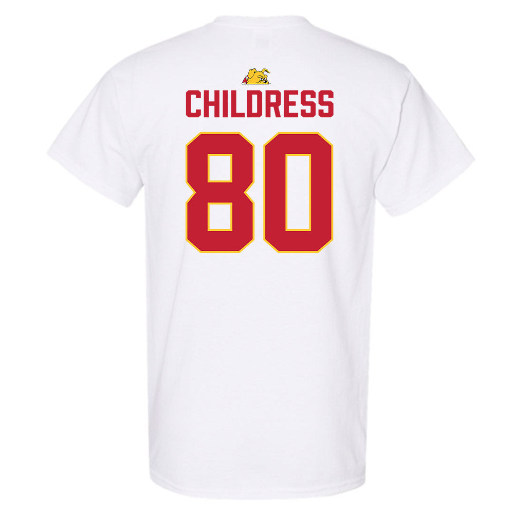 Ferris State - NCAA Football : Braeden Childress - 5 years National Champions T-Shirt-1