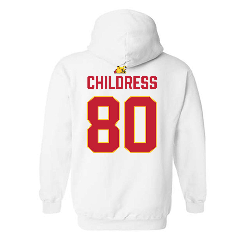 Ferris State - NCAA Football : Braeden Childress - 5 years National Champions Hooded Sweatshirt-1