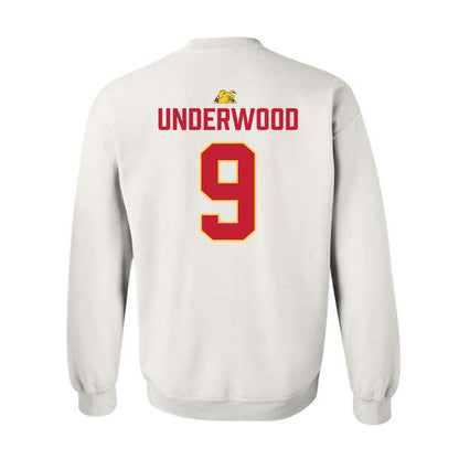 Ferris State - NCAA Football : Cam Underwood - 5 years National Champions Crewneck Sweatshirt-1
