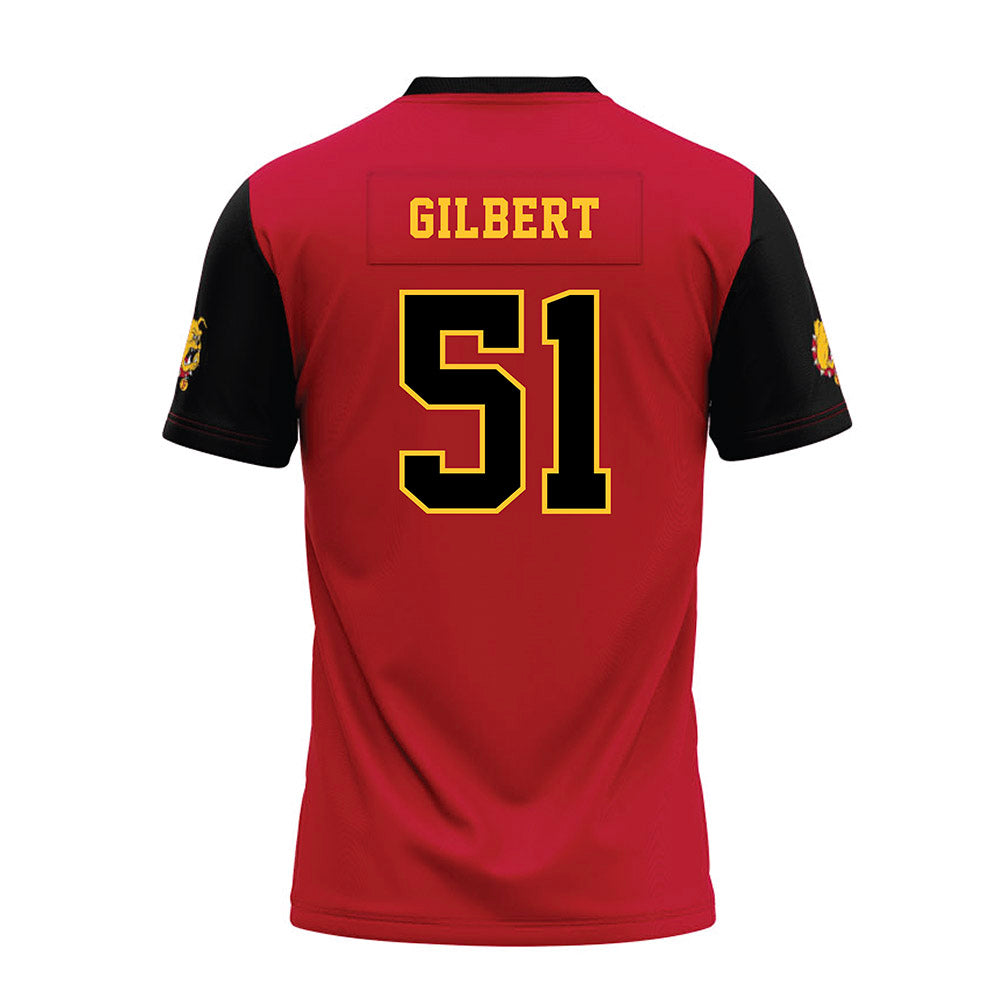 Ferris State - NCAA Football : DJ Gilbert - National Champions Premium Football Jersey-1