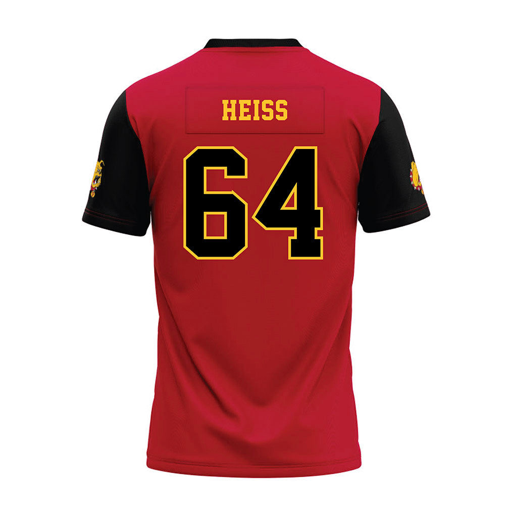 Ferris State - NCAA Football : Cameron Heiss - National Champions Premium Football Jersey-1
