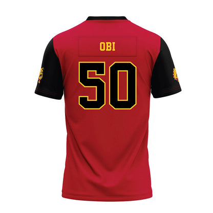 Ferris State - NCAA Football : Chimdindu Obi - National Champions Premium Football Jersey-1