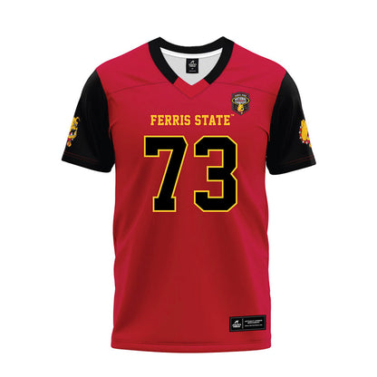 Ferris State - NCAA Football : Mack Bontekoe - National Champions Premium Football Jersey-0