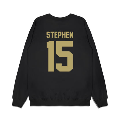 JMU - NCAA Men's Basketball : Joshua Stephen - Vintage Premium Crewneck Sweatshirt-1