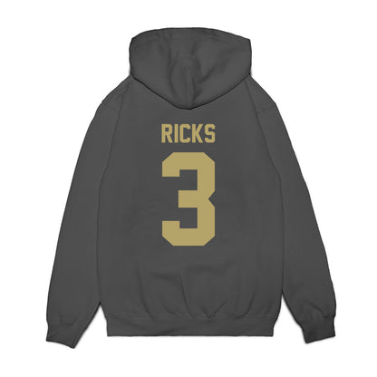 JMU - NCAA Men's Basketball : Eddie Ricks - Vintage Premium Hooded Sweatshirt-1