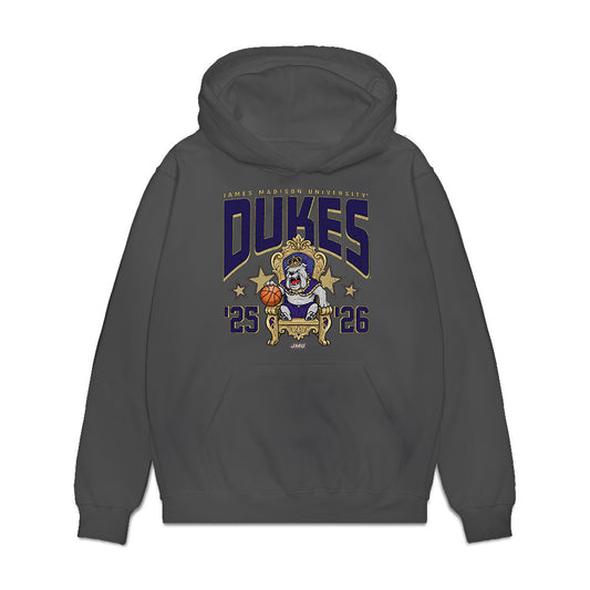 JMU - NCAA Men's Basketball : Gabe Newhof - Vintage Premium Hooded Sweatshirt-0