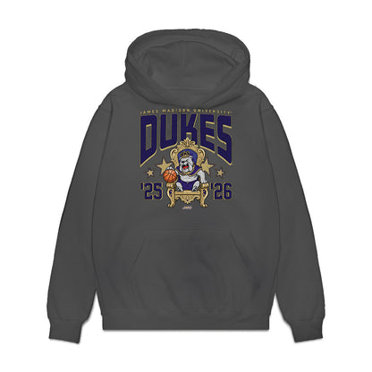 JMU - NCAA Men's Basketball : Eddie Ricks - Vintage Premium Hooded Sweatshirt-0