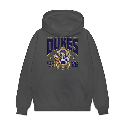 JMU - NCAA Men's Basketball : Eddie Ricks - Vintage Premium Hooded Sweatshirt-0