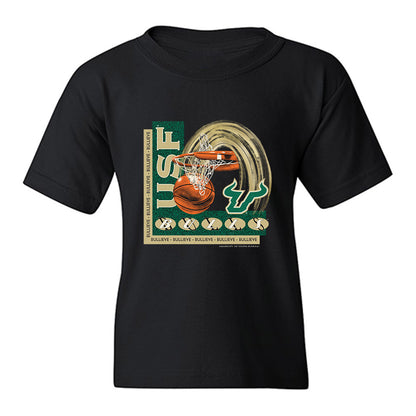 USF - NCAA Men's Basketball : Onyx Nnani - Vintage Youth T-Shirt-0