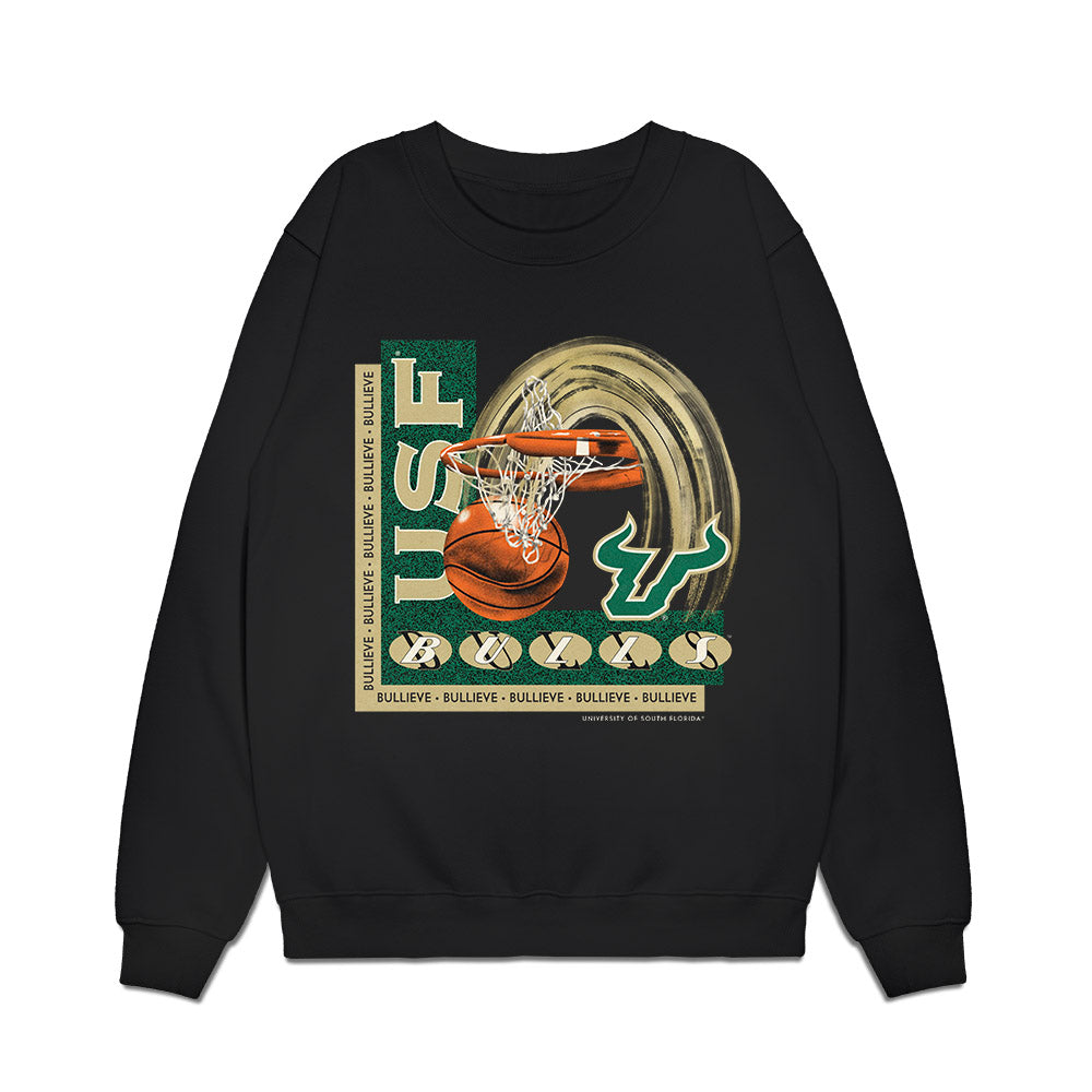 USF - NCAA Men's Basketball : CJ Brown - Vintage Premium Crewneck Sweatshirt-0