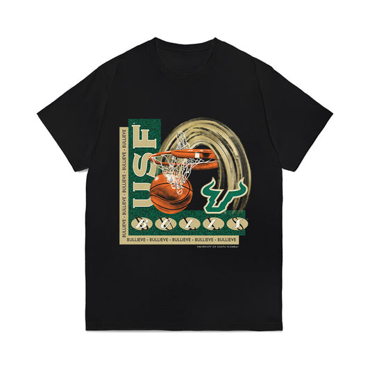 USF - NCAA Men's Basketball : Devin Haid - Vintage Comfort Colors T-Shirt-0