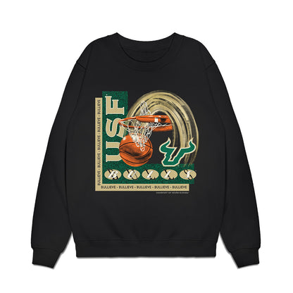USF - NCAA Men's Basketball : Onyx Nnani - Vintage Premium Crewneck Sweatshirt-0