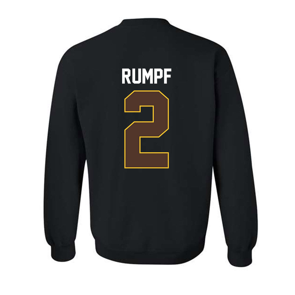 Wyoming - NCAA Women's Basketball : Jane Rumpf - Vintage Shersey Crewneck Sweatshirt-1