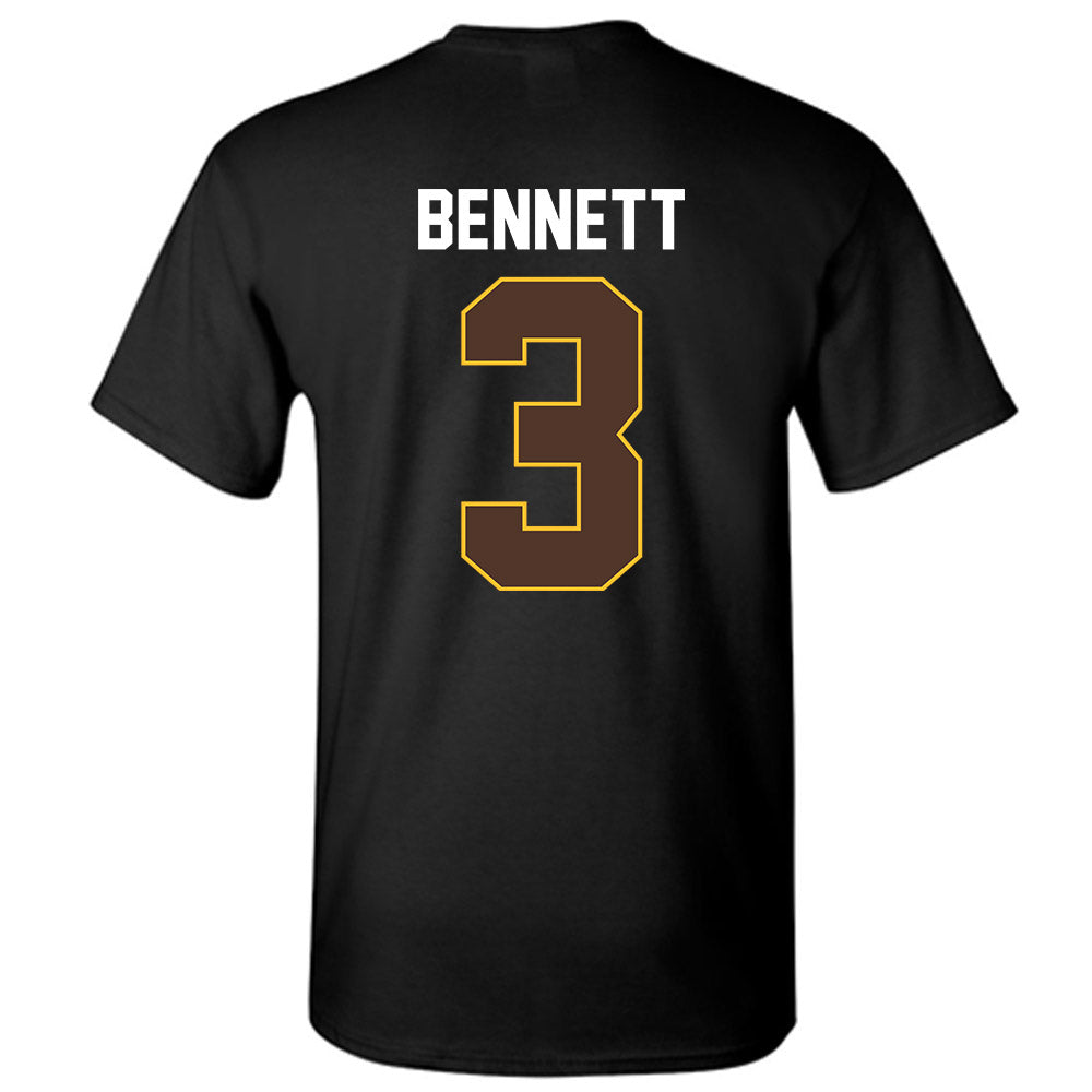 Wyoming - NCAA Men's Basketball : Khaden Bennett - Vintage Shersey T-Shirt-1