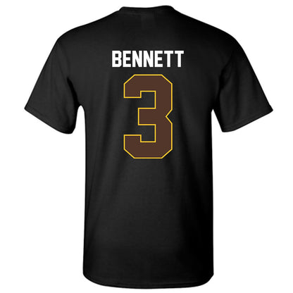 Wyoming - NCAA Men's Basketball : Khaden Bennett - Vintage Shersey T-Shirt-1