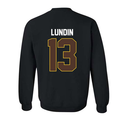 Wyoming - NCAA Women's Basketball : Karoline Lundin - Vintage Shersey Crewneck Sweatshirt-1