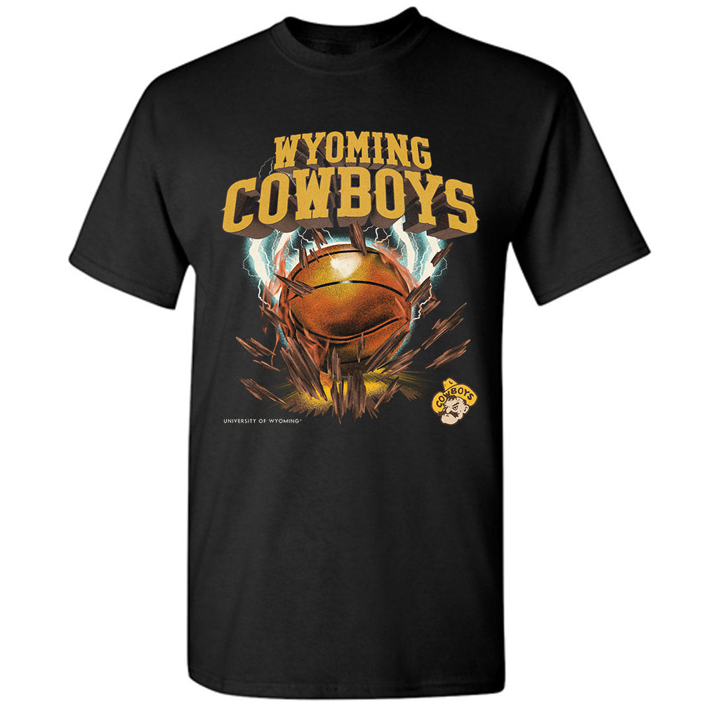 Wyoming - NCAA Men's Basketball : Khaden Bennett - Vintage Shersey T-Shirt-0
