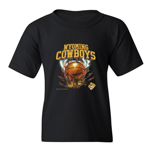 Wyoming - NCAA Men's Basketball : Adam Harakow - Vintage Shersey Youth T-Shirt-0