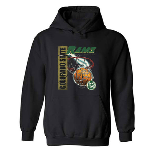Colorado State - NCAA Men's Basketball : Kyle Jorgensen - Vintage Shersey Hooded Sweatshirt-0