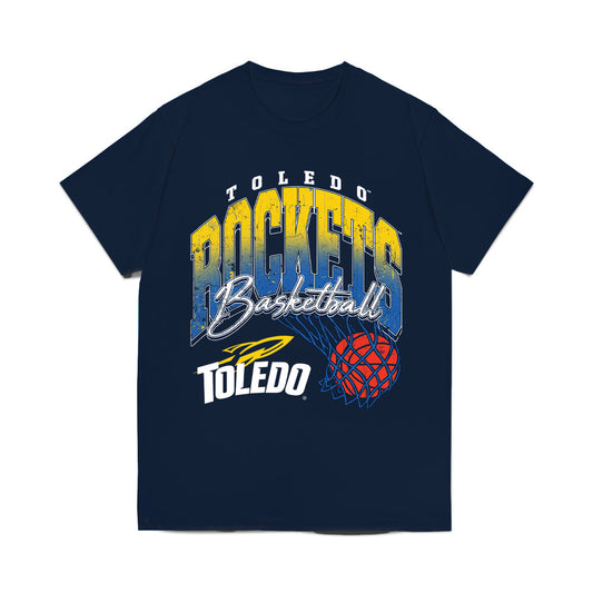 Toledo - NCAA Men's Basketball : London Praytor - Vintage Shersey Comfort Colors T-Shirt-0
