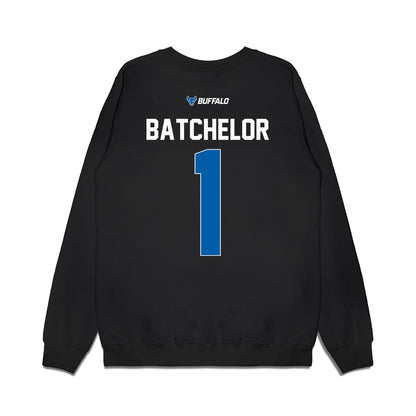 Buffalo - NCAA Men's Basketball : Noah Batchelor - Vintage Basketball Premium Crewneck Sweatshirt-1