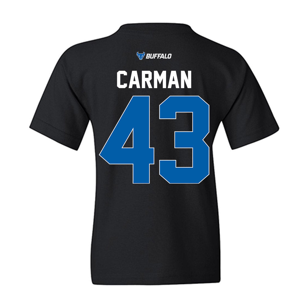 Buffalo - NCAA Women's Basketball : Ally Carman - Vintage Basketball Youth T-Shirt-1