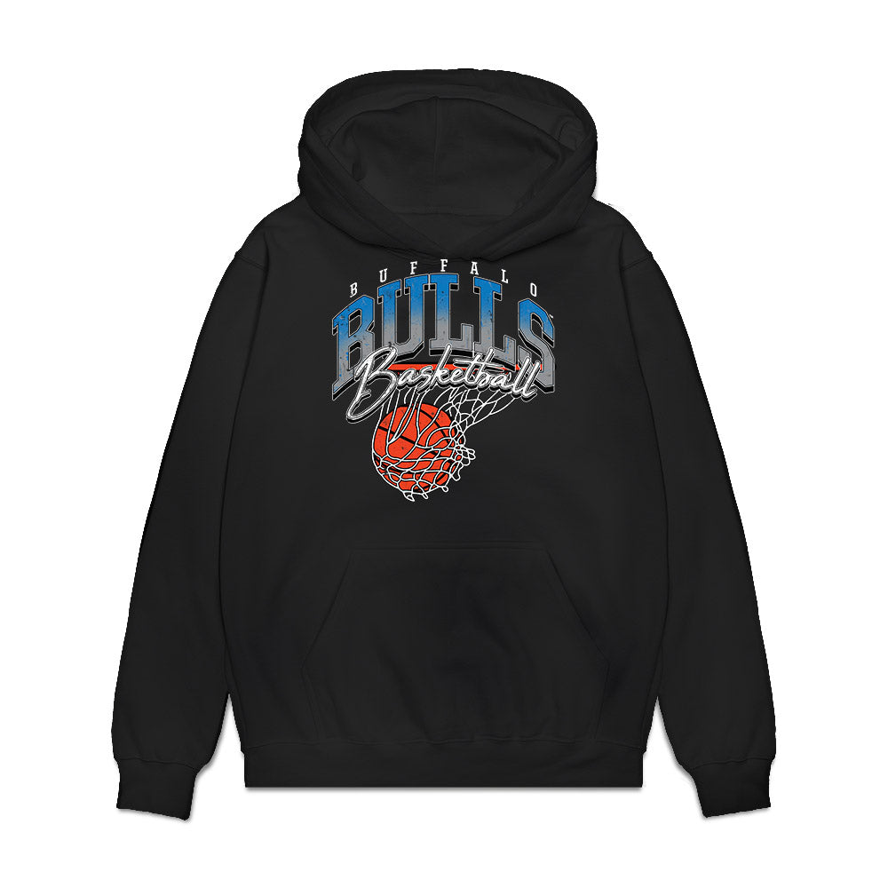 Buffalo - NCAA Women's Basketball : Kyleigh Hall - Vintage Basketball Premium Hooded Sweatshirt-0