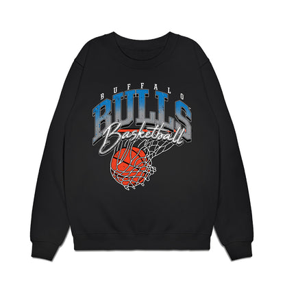 Buffalo - NCAA Men's Basketball : Noah Batchelor - Vintage Basketball Premium Crewneck Sweatshirt-0