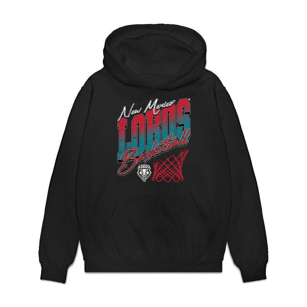 New Mexico - NCAA Women's Basketball : Jessie Joaquim - Vintage Basketball Premium Hooded Sweatshirt-0