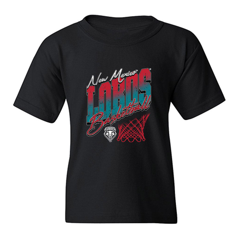 New Mexico - NCAA Men's Basketball : Timeo Pons - Vintage Basketball Youth T-Shirt-0